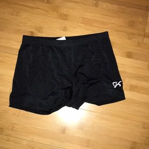 Black gk gymnastics shorts